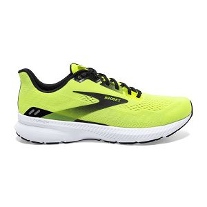 Brooks Launch 8 Mens Road Running Shoes Yellow/Black/White | USA-SRE859074